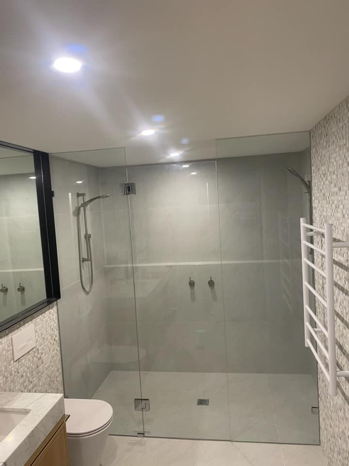 Shower Screen Install @ Port Melbourne for Cormack Developments 2021