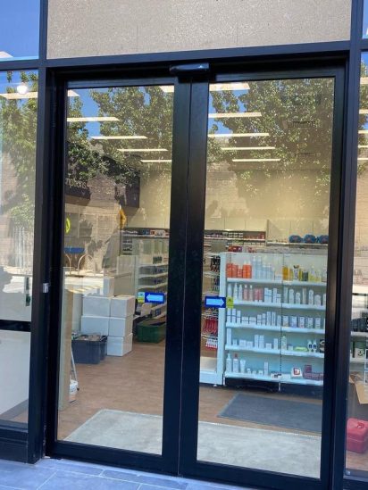 Automatic door operator installation for commercial property in Bundalong
