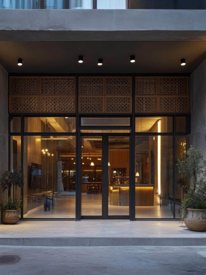 Modern auto door operators for business entry in Chiltern